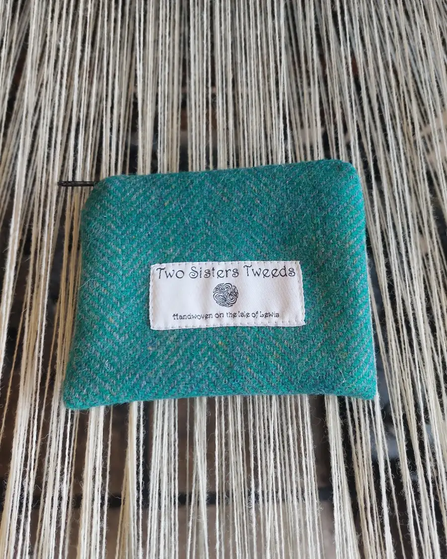 Two Sisters Tweed Zip Purse - 9