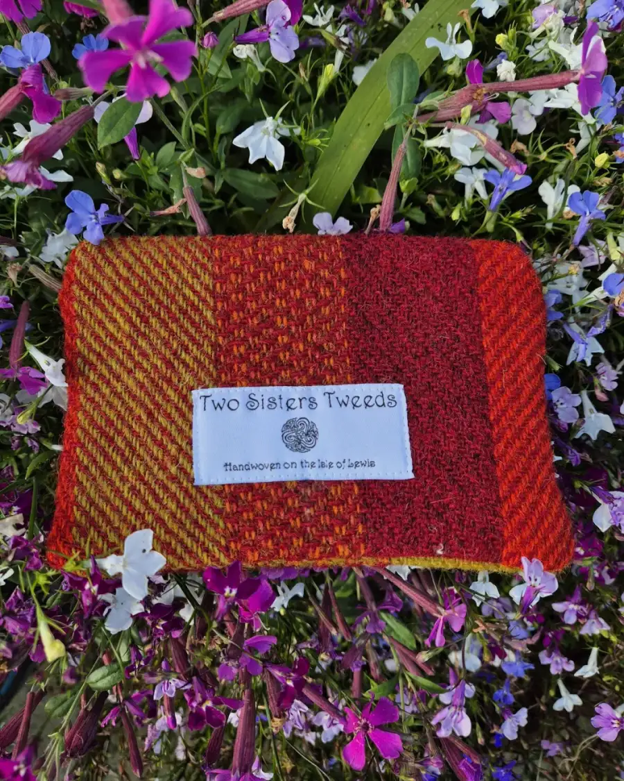 Two Sisters Tweed Zip Purse