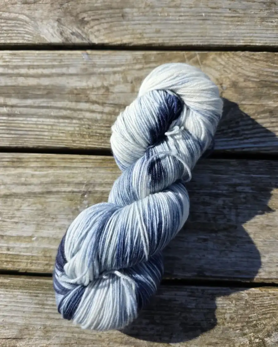Hand-Dyed Yarn: 100% Merino, 4 ply