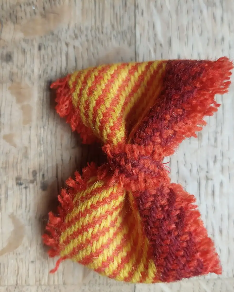 Three Sisters Tweed Hair Barrette