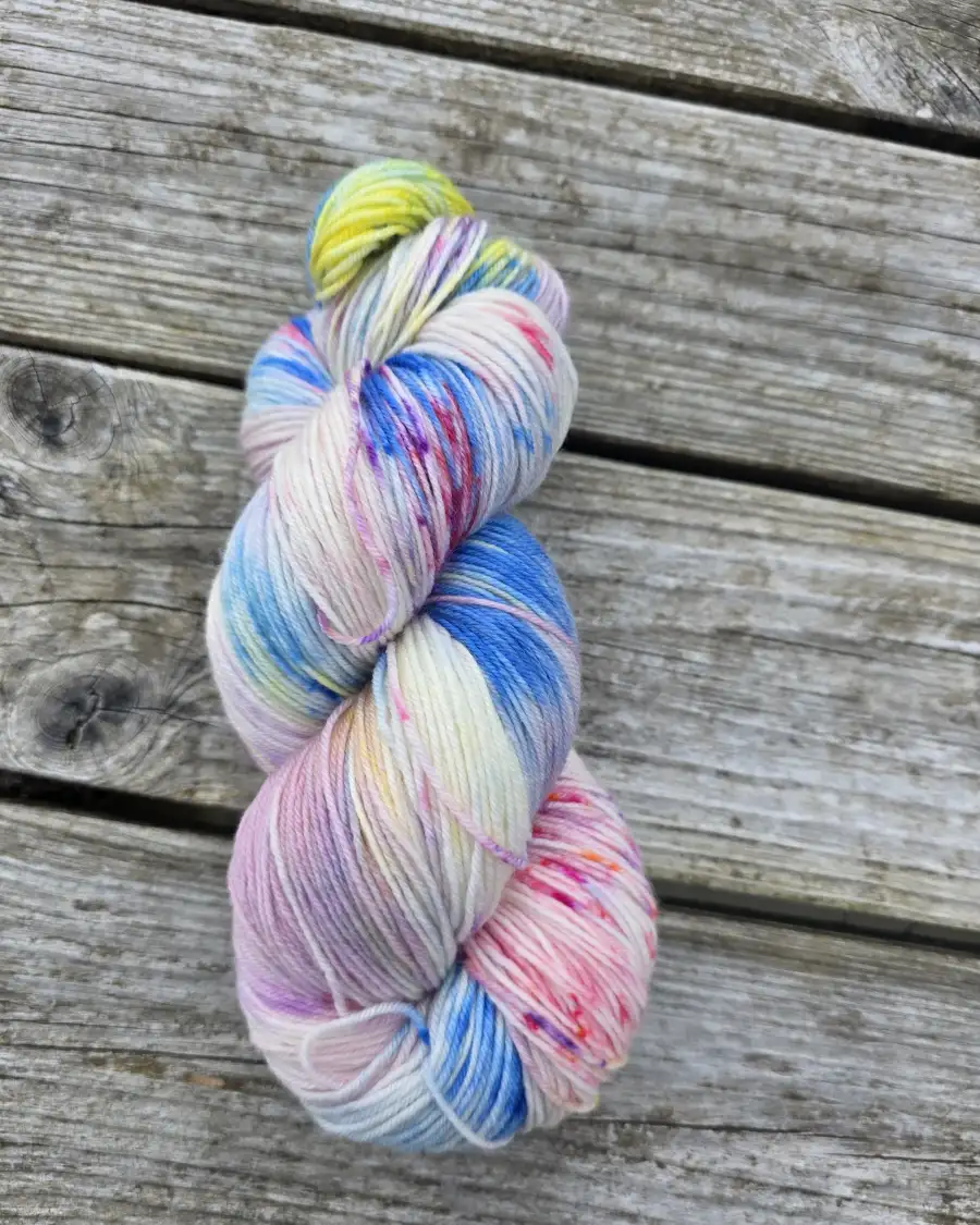 Hand-Dyed Yarn: 100% Merino, 4 ply - 5 2