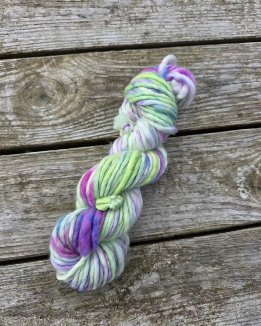 Hand-Dyed Yarn: 100% Merino, super chunky