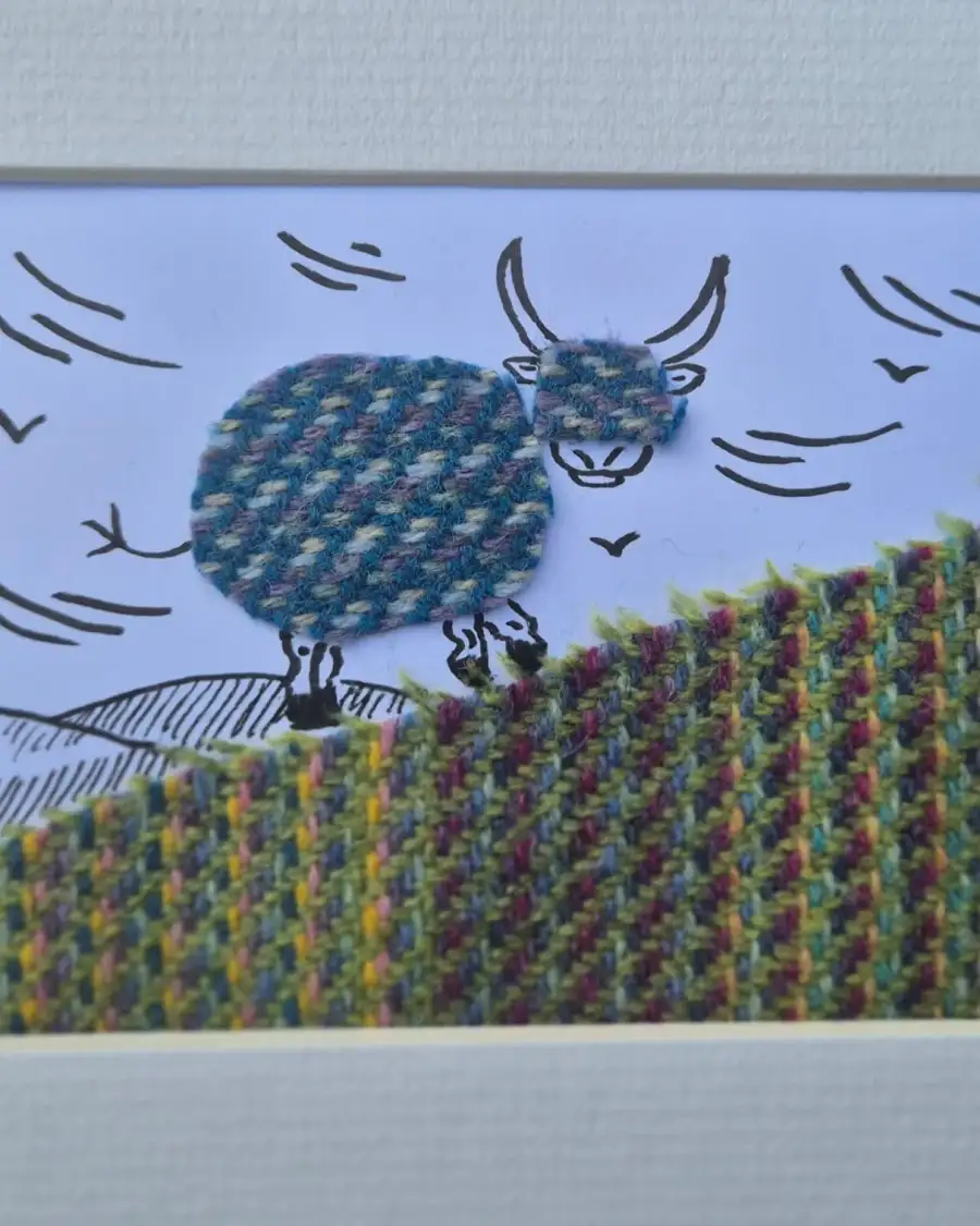 Tweed and pen original picture