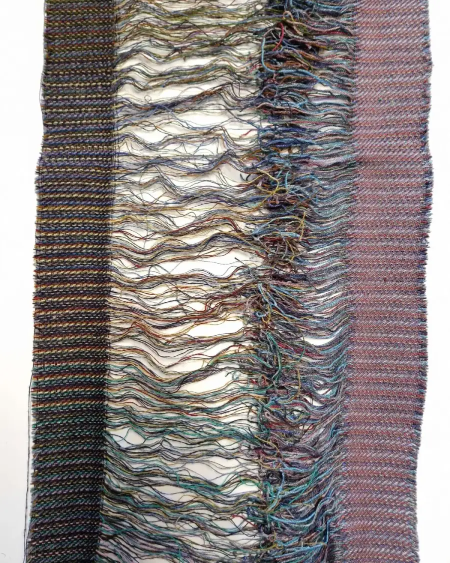 Textile Wall Art - 'tying-in'