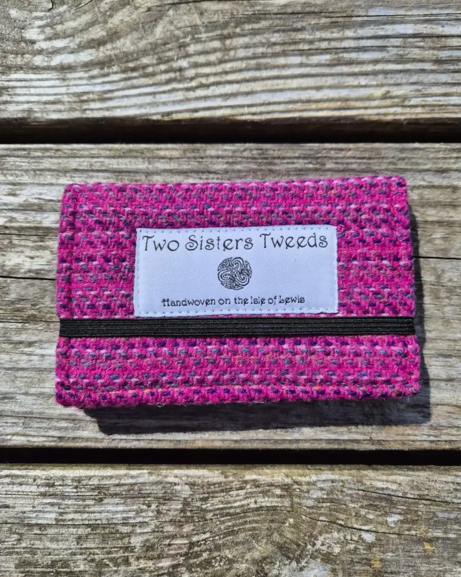 Two Sisters Tweed Card Holder