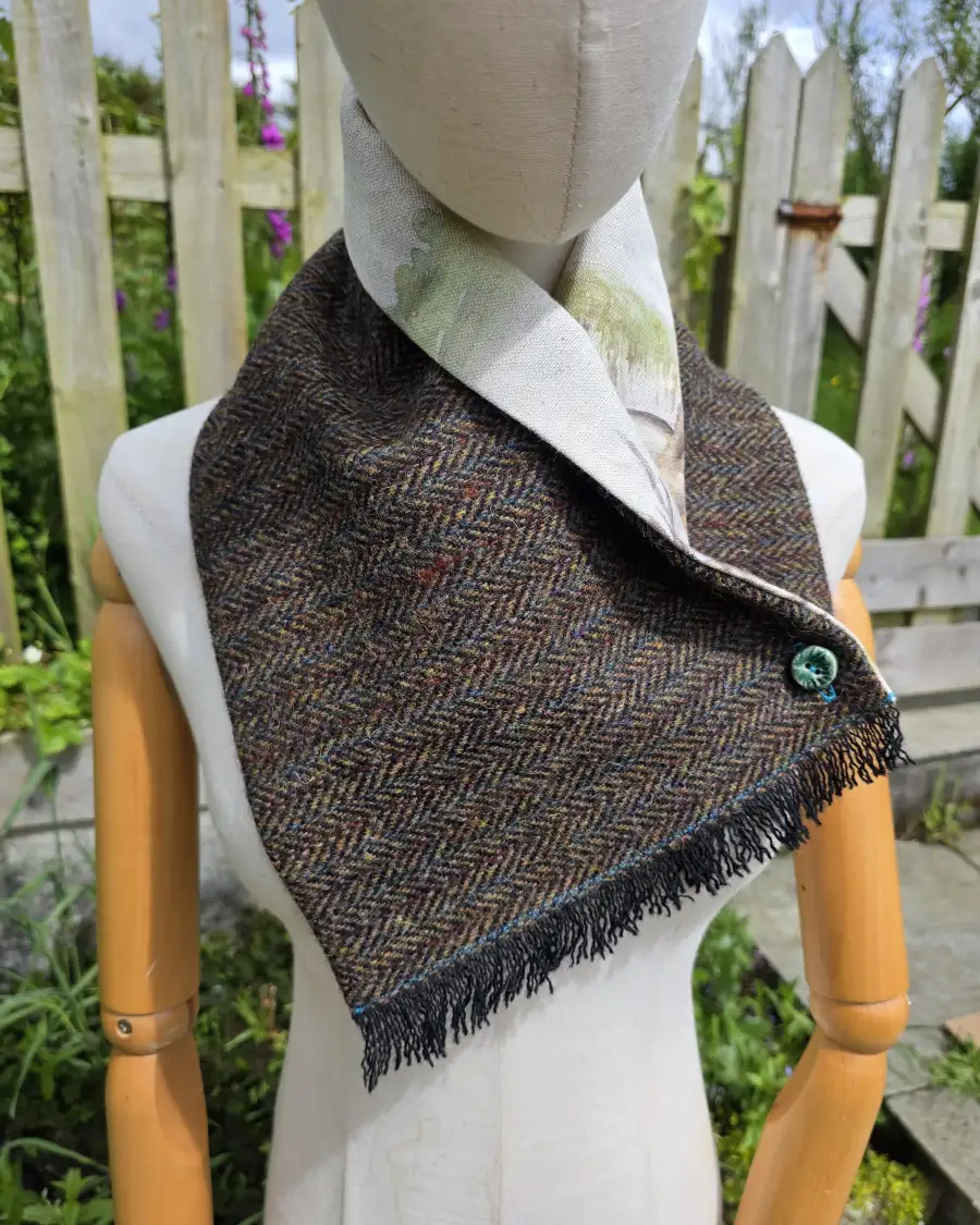 Harris tweed neck warmer - 1