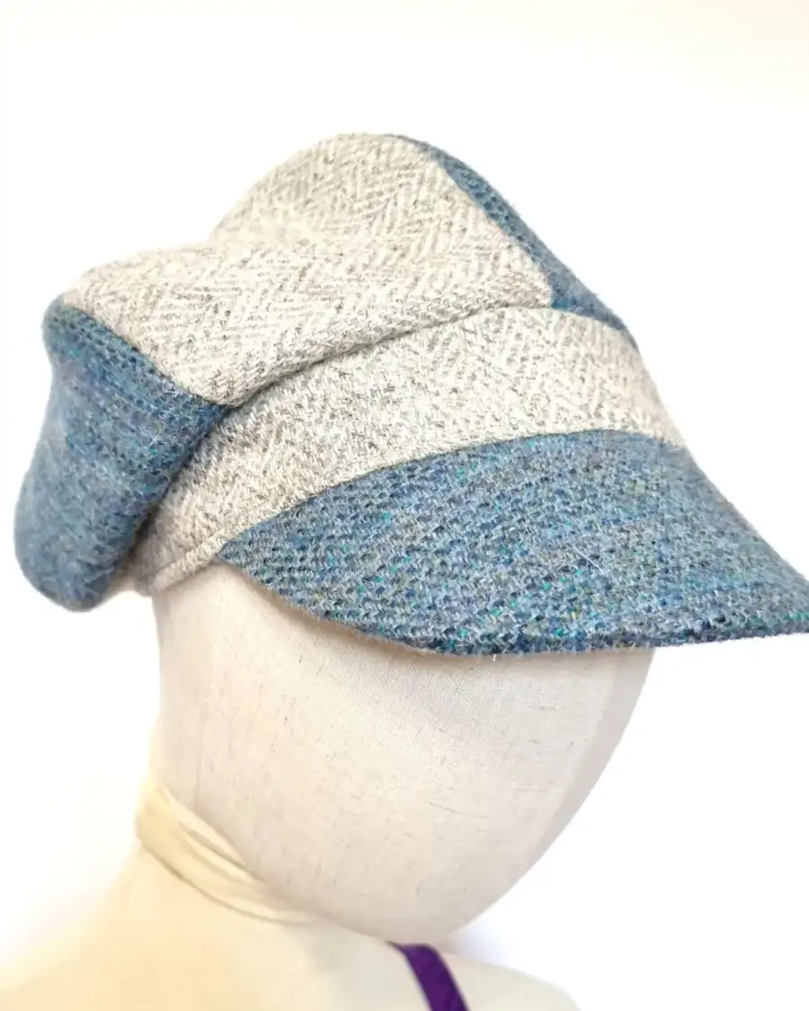 Bespoke Harris Tweed ladies cap