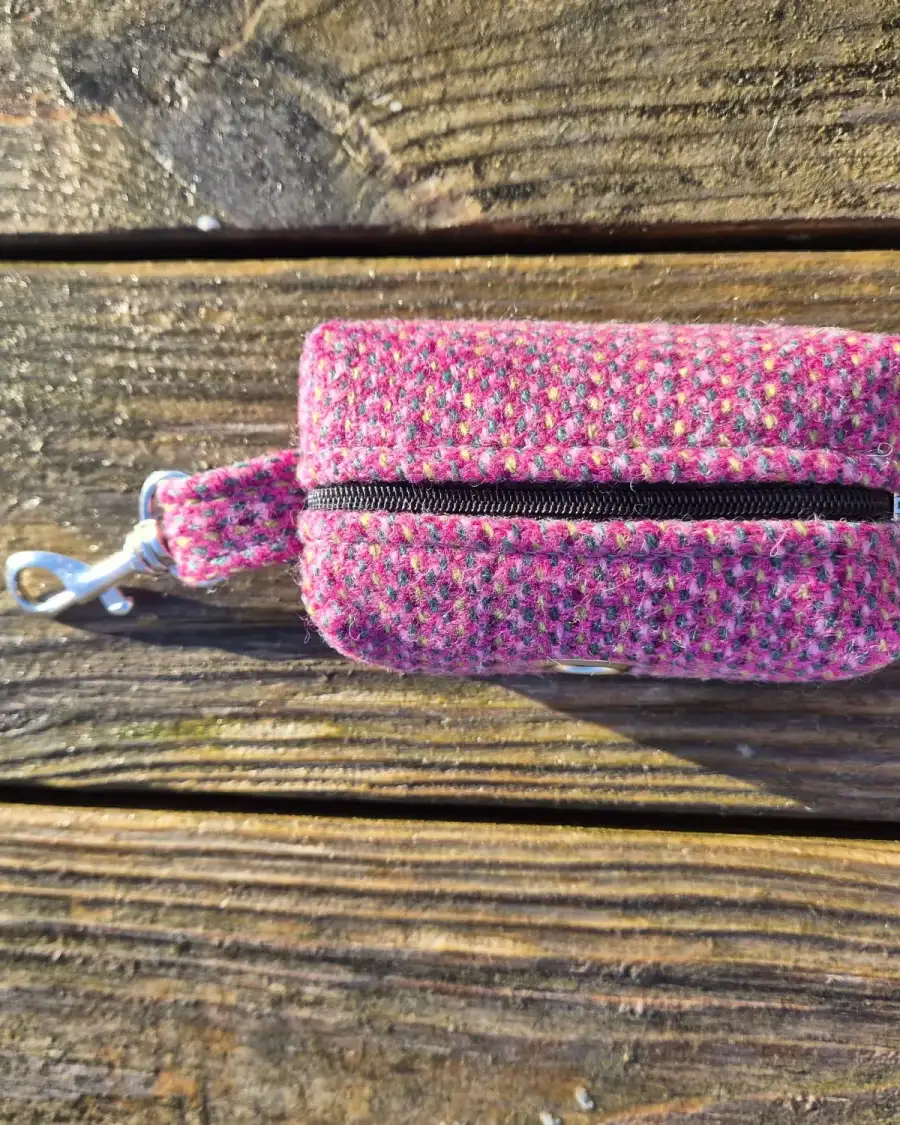 Three Sisters Tweed Bag Holder/ Headphones Case