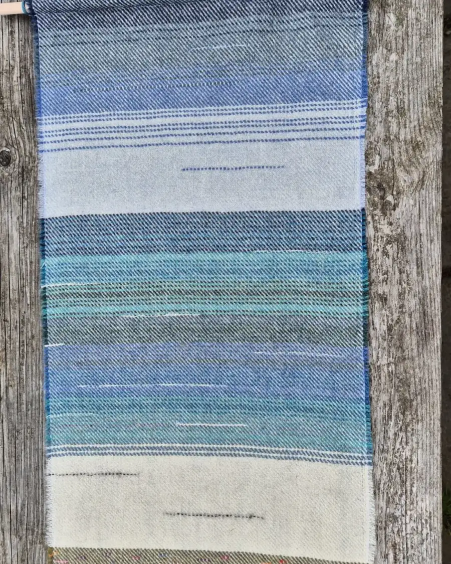 Three Sisters Tweeds landscape wall hanging - 1 2