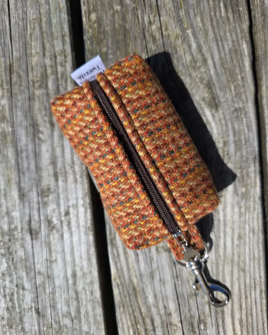 Three Sisters Tweed Bag Holder/ Headphones Case