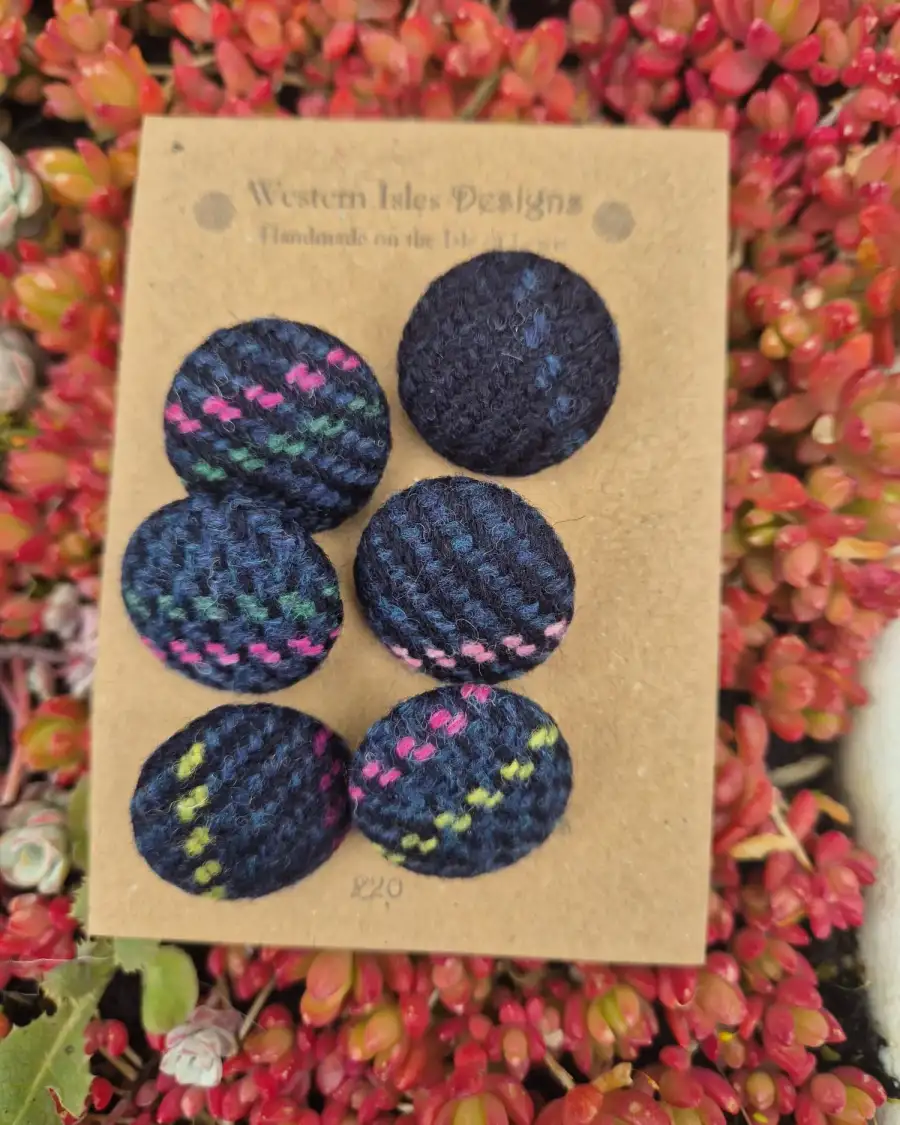Two Sisters Tweed buttons