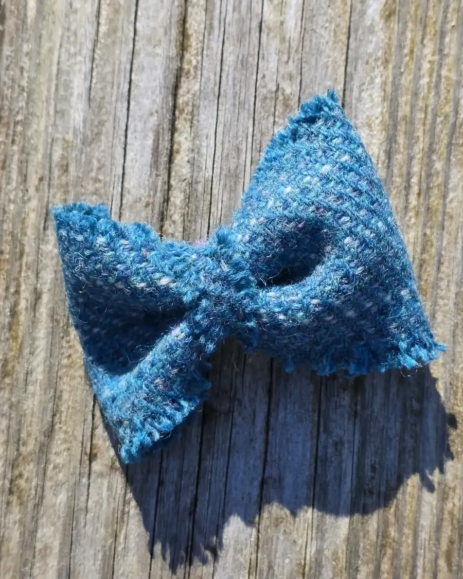 Three Sisters Tweed Hair Barrette