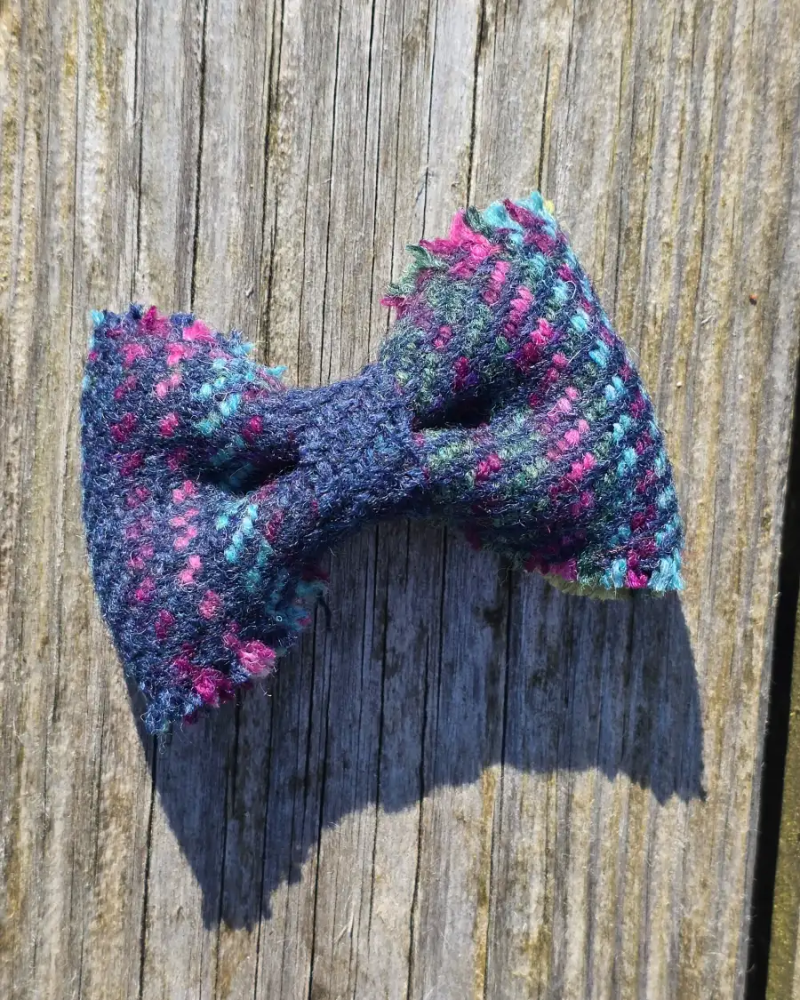 Three Sisters Tweed Hair Barrette