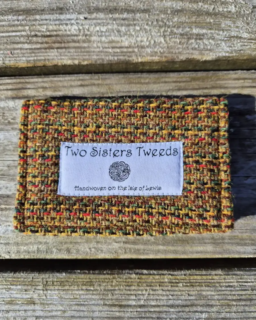 Two Sisters Tweed Card Holder