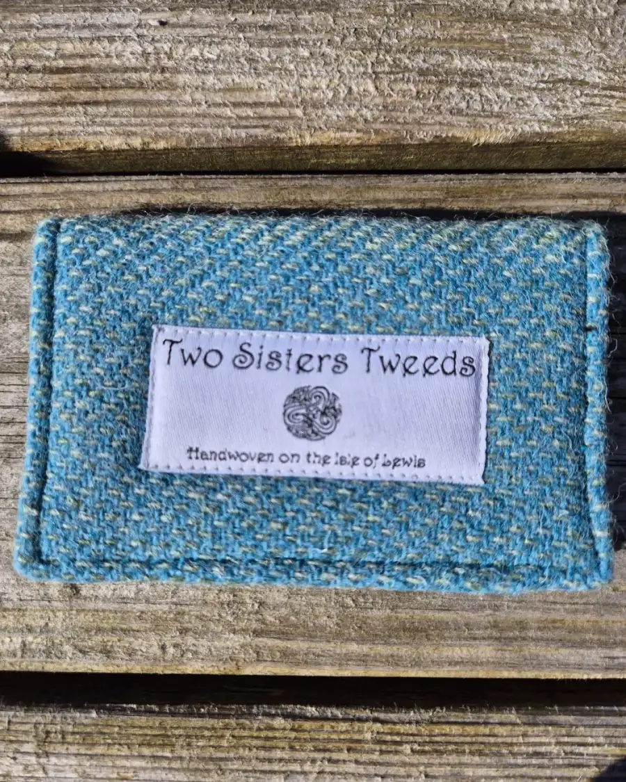 Two Sisters Tweed Card Holder