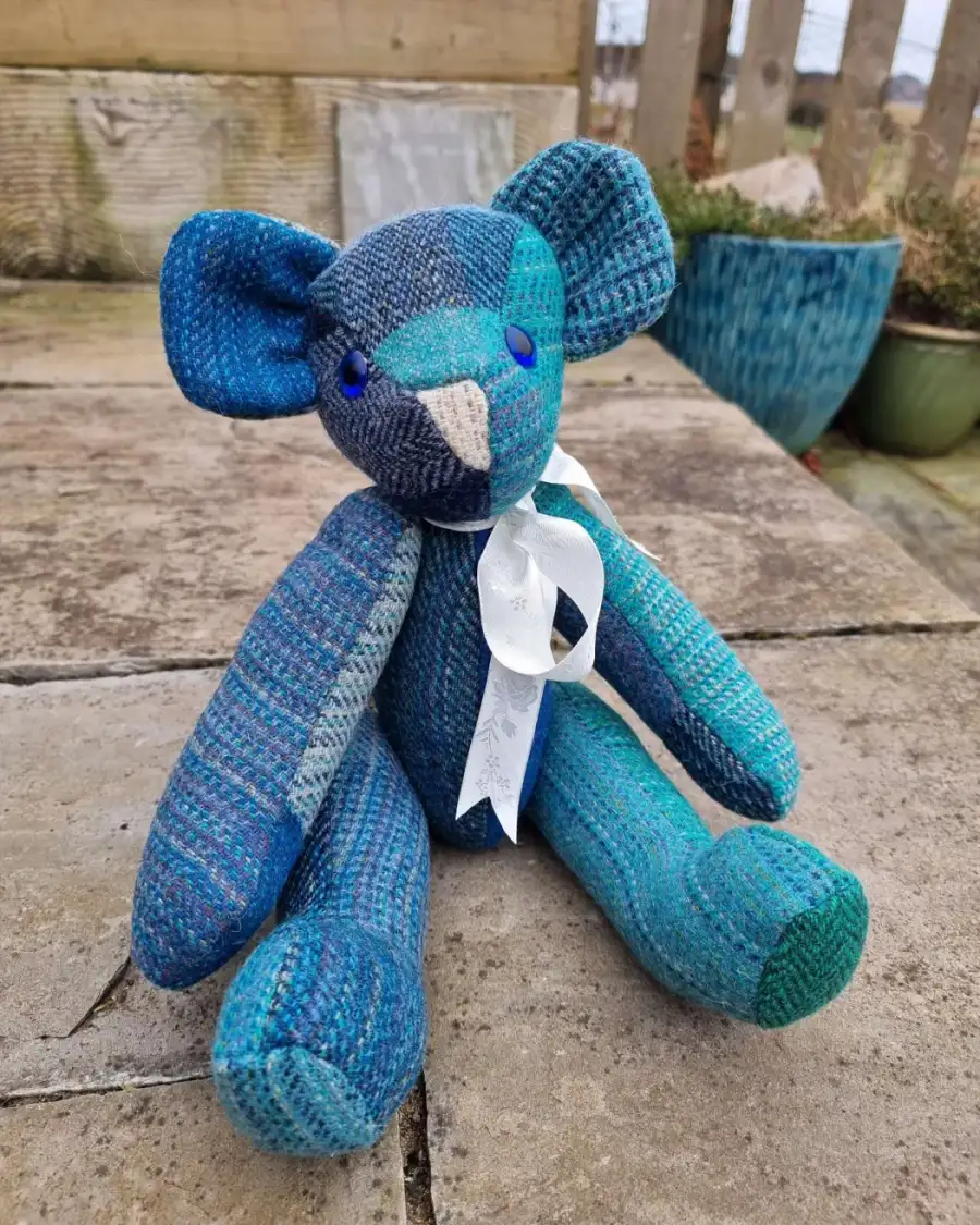 Tweed Teddy Bear