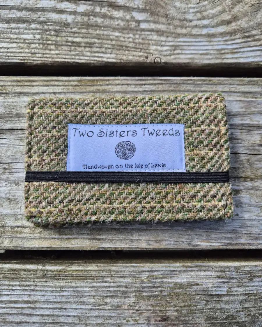 Two Sisters Tweed Card Holder