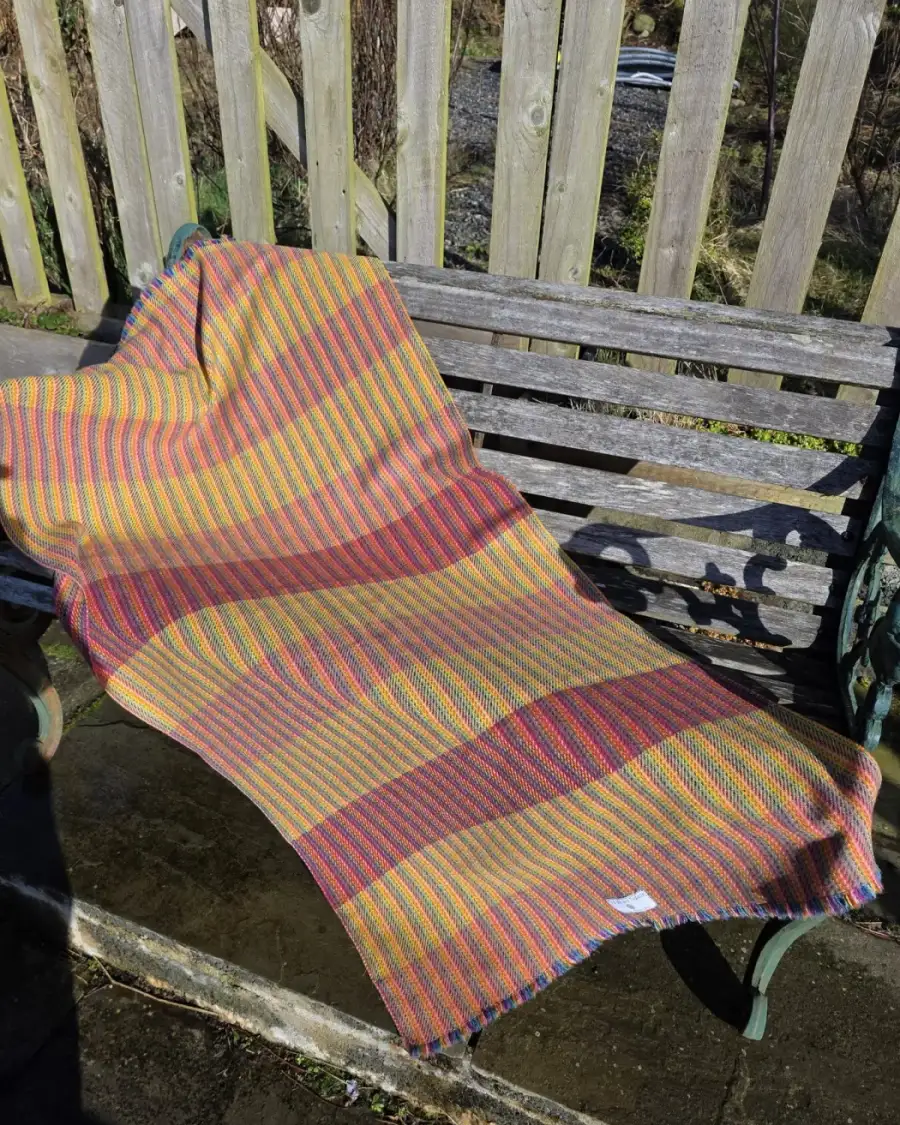 Two Sisters Tweed Throw Lambswool