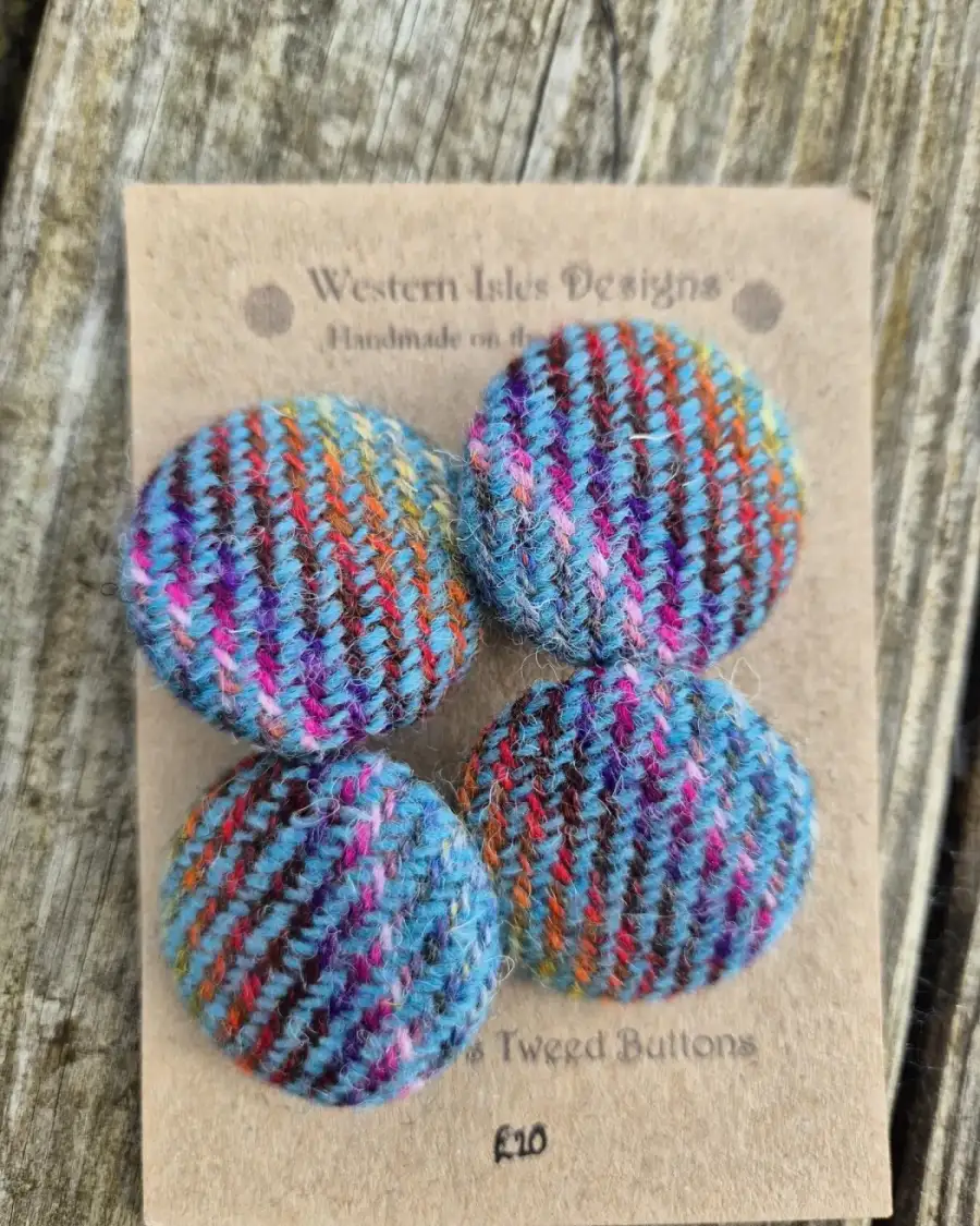 Two Sisters Tweed buttons