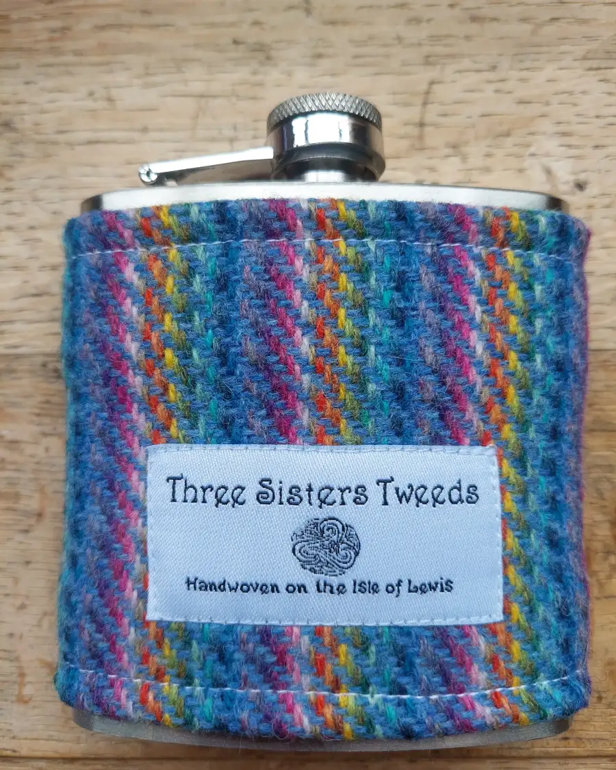Hipflask with Three Sisters Tweed cover