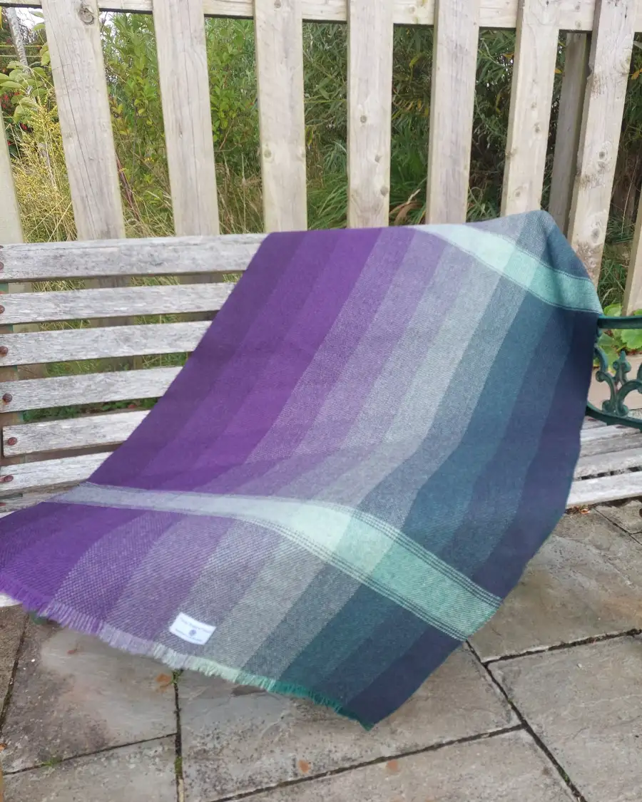 Three Sisters Tweed throw