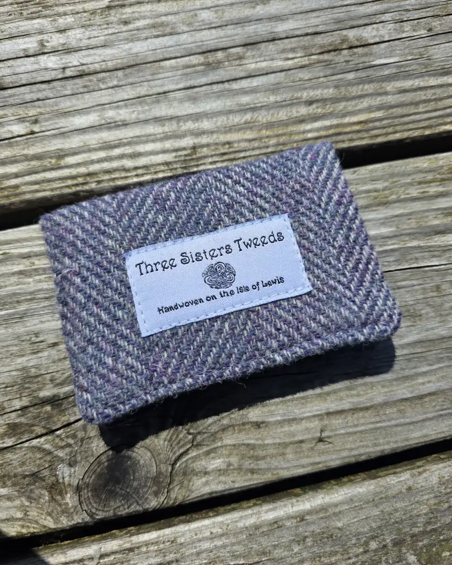 Two Sisters Tweed Card Holder - 2 2