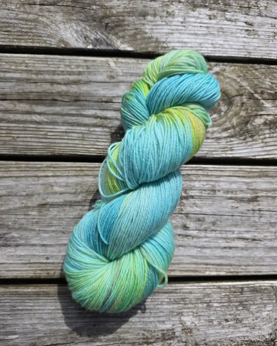 Hand-Dyed Yarn: 100% Merino, 4 ply