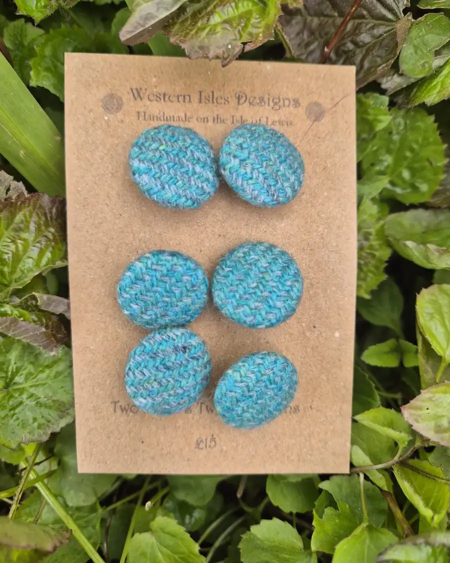 Two Sisters Tweed buttons - 6 2