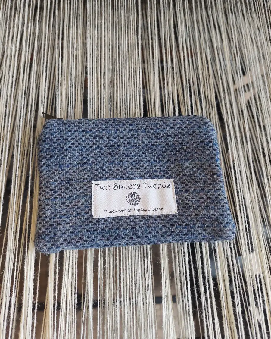 Two Sisters Tweed Zip Purse - 2