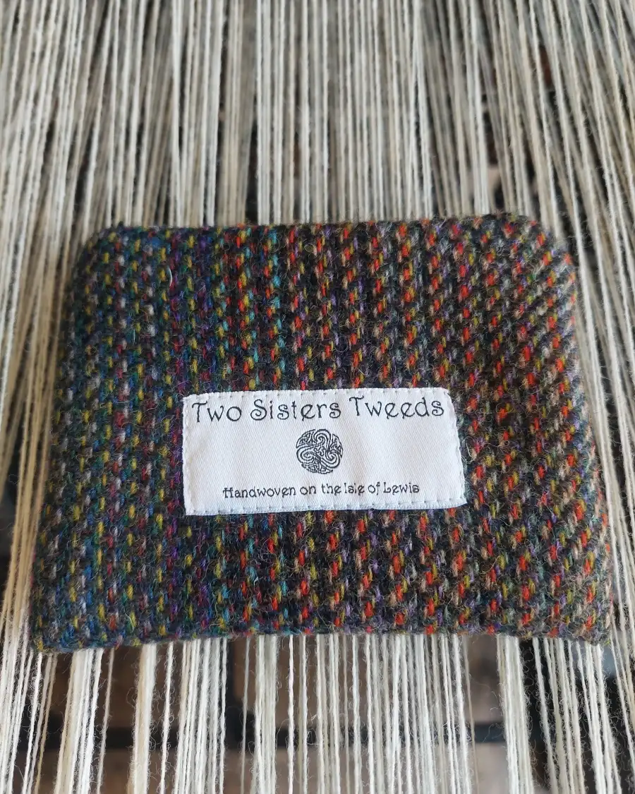 Two Sisters Tweed Zip Purse - 1