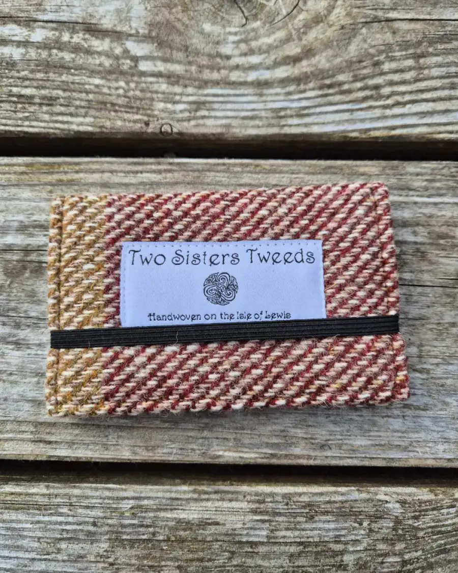 Two Sisters Tweed Card Holder
