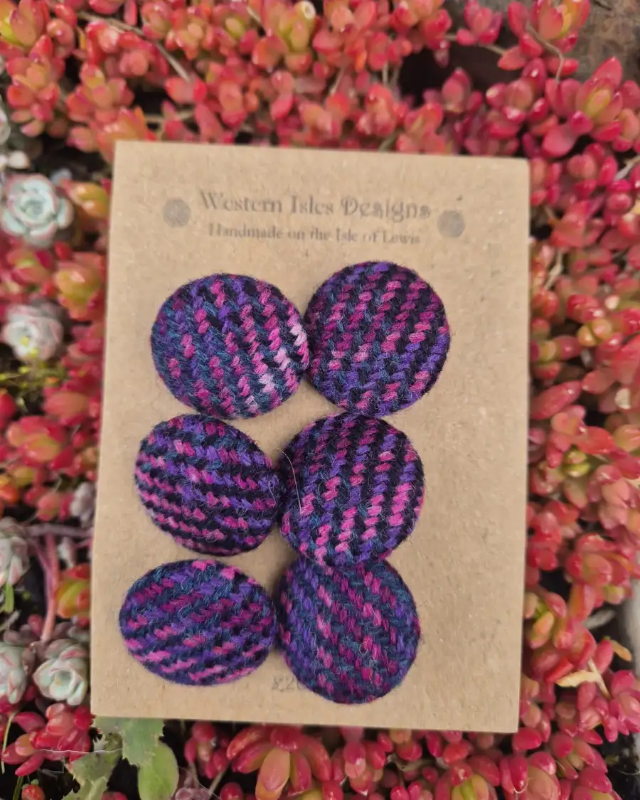 Two Sisters Tweed buttons