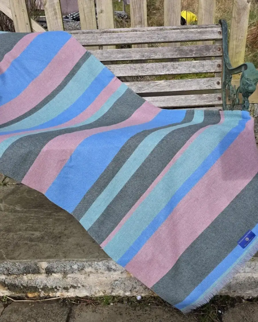 Merino Tweed Throw/Shawl