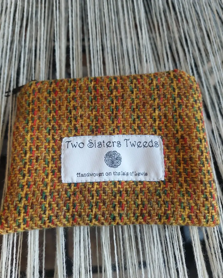 Two Sisters Tweed Zip Purse - 6