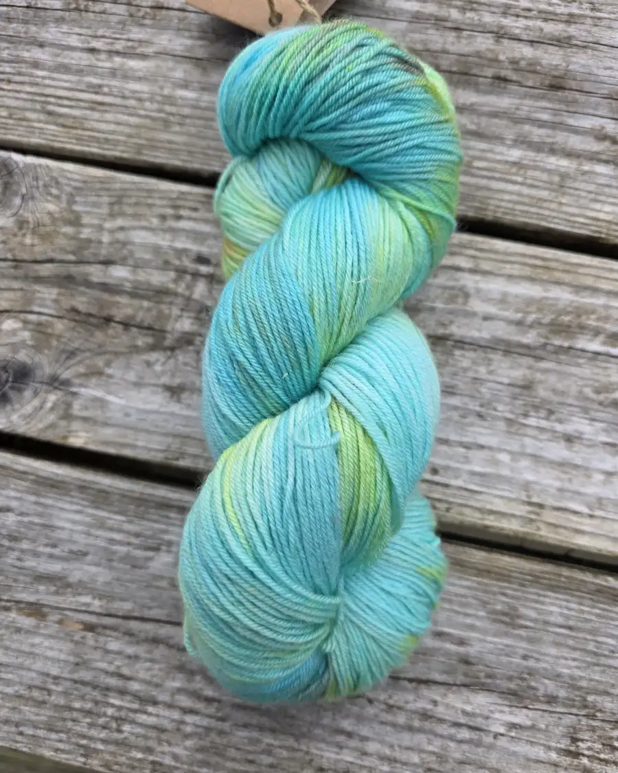 Hand-Dyed Yarn: 100% Merino, 4 ply - 1 2
