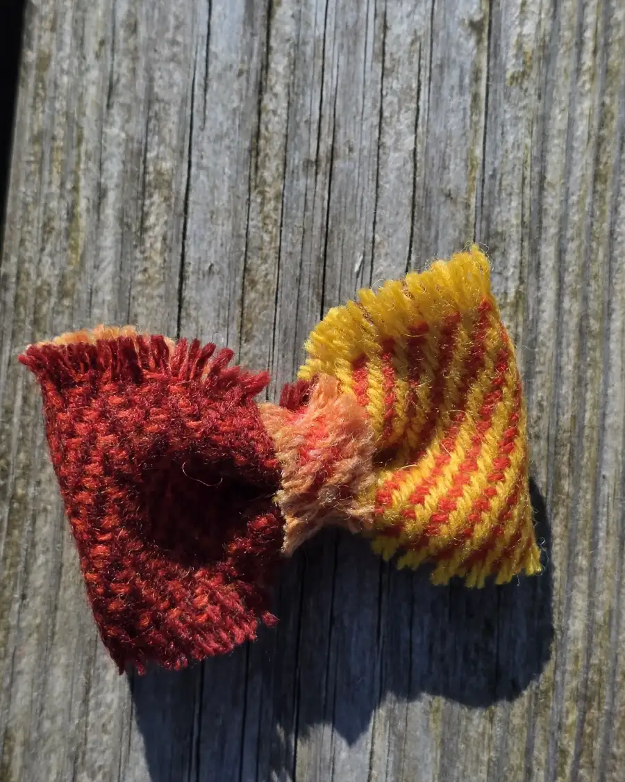Three Sisters Tweed Hair Barrette