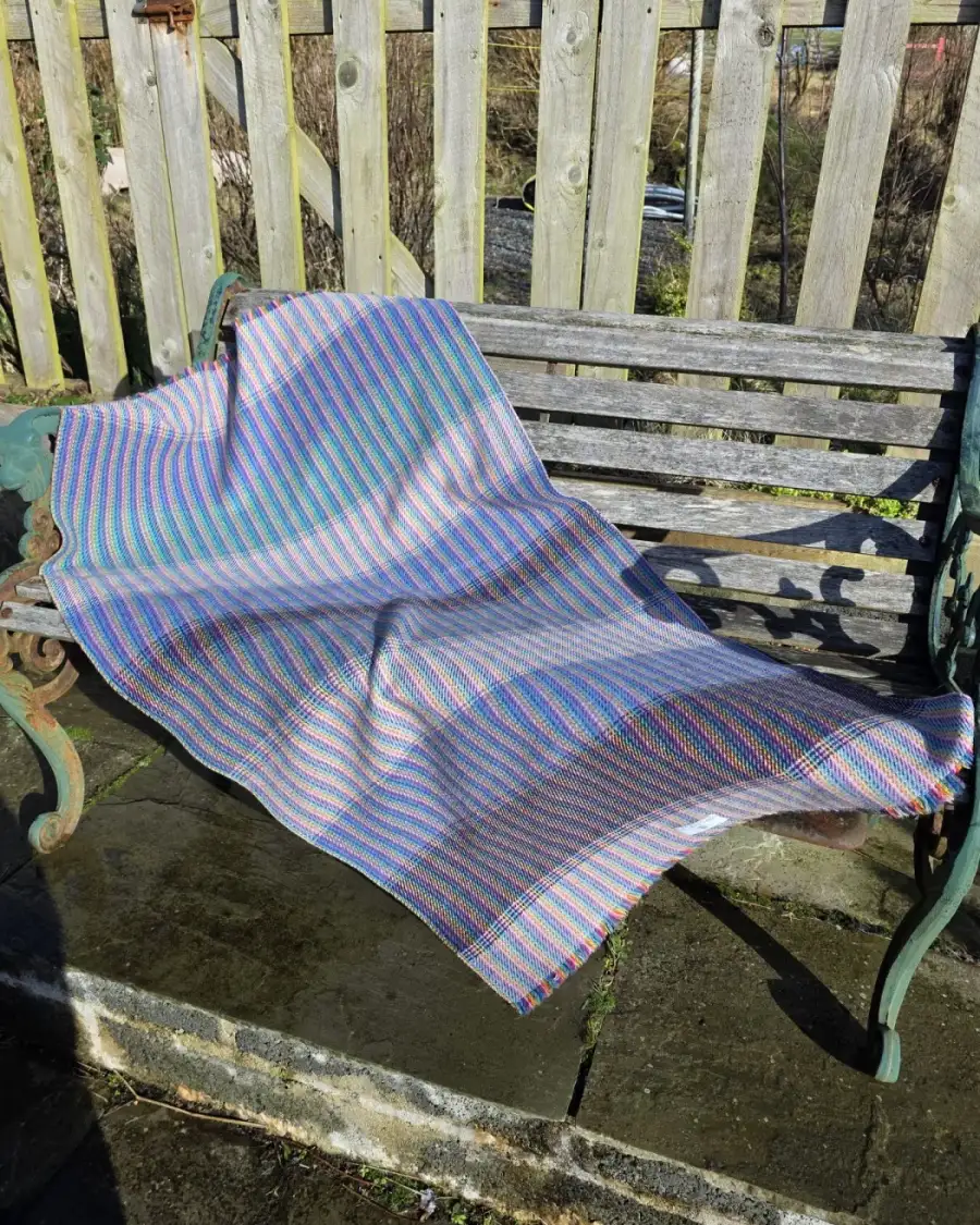 Two Sisters Tweed Throw Lambswool