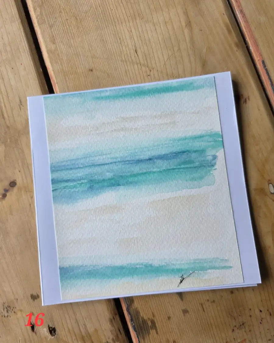 Original watercolour greetings cards