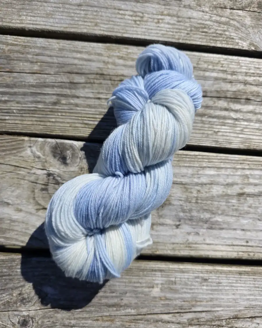 Hand-Dyed Yarn: 100% Merino, 4 ply - 3 3