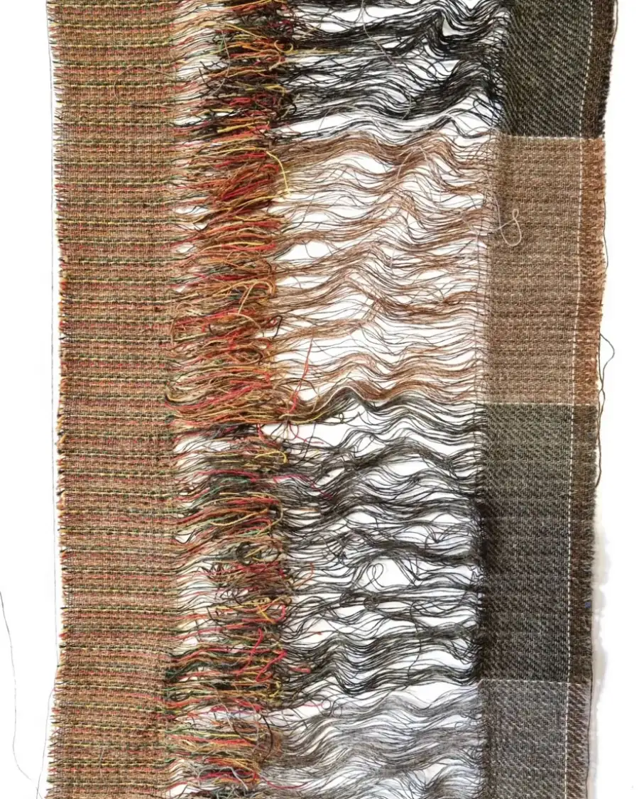 Textile Wall Art - 'tying-in'