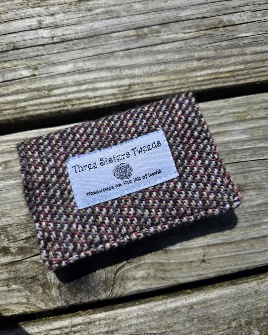 Two Sisters Tweed Card Holder