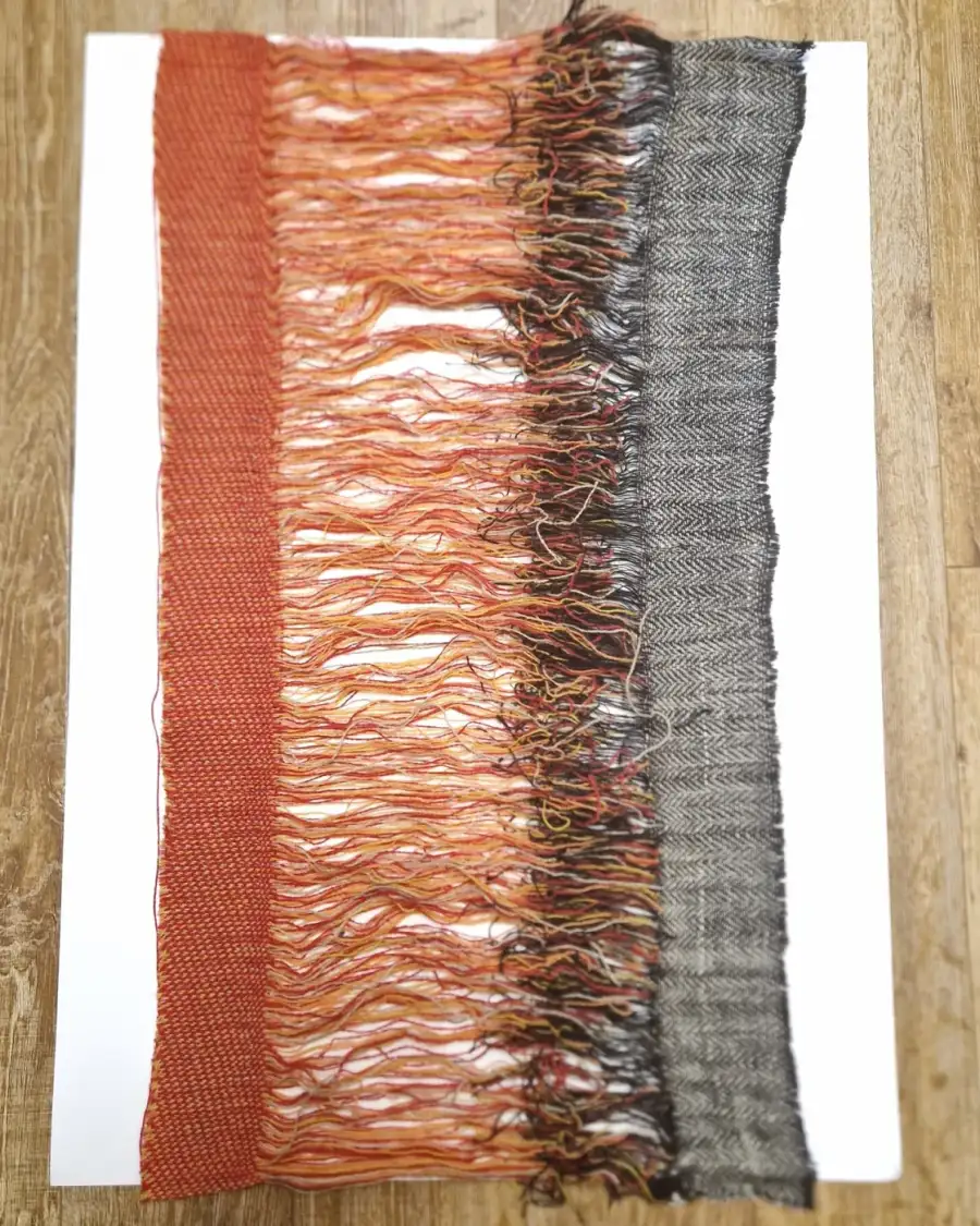 Textile Wall Art - 'tying-in'