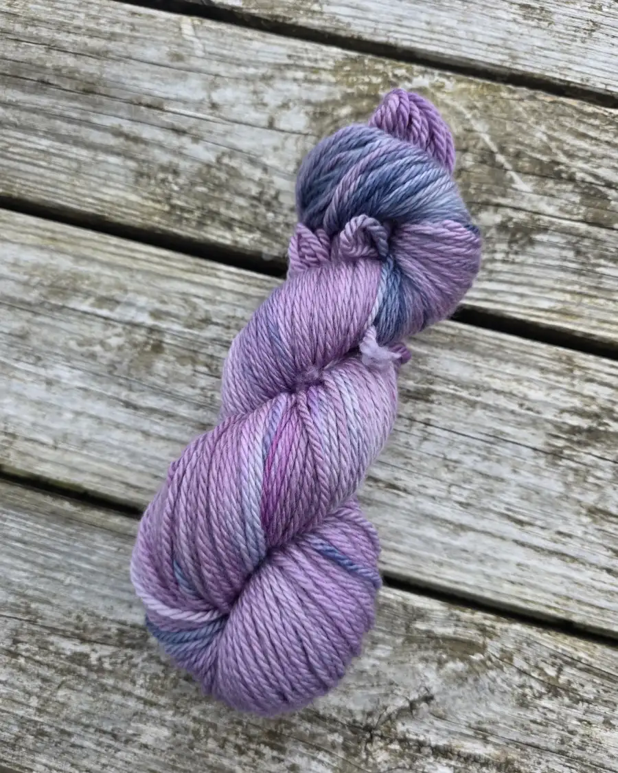 Hand-Dyed Yarn: 100% Merino, aran