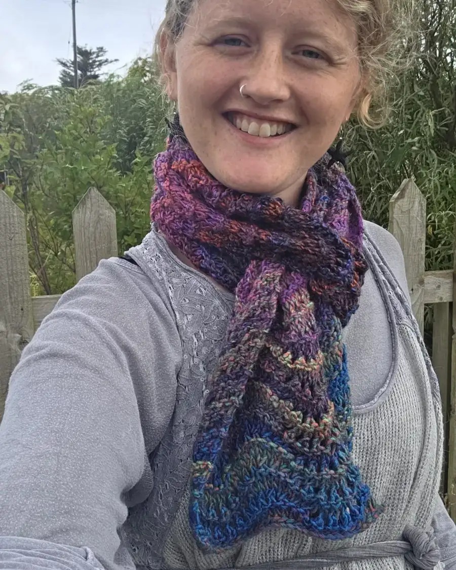 Hand Knitted scarf