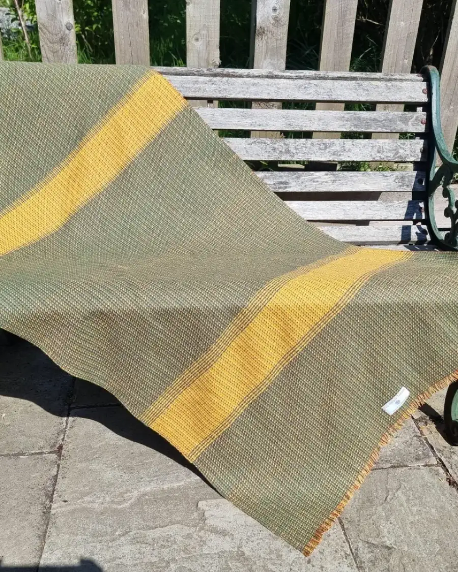 Two Sisters Tweed Throw Lambswool