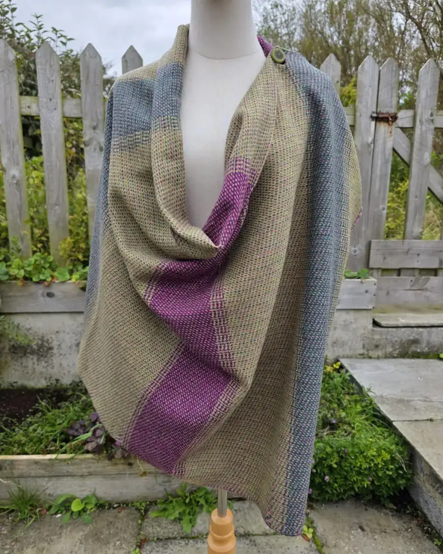 Two Sisters Tweed Shawl Lambswool