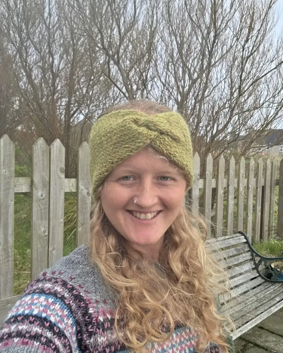 Hand Knitted icelandic headband