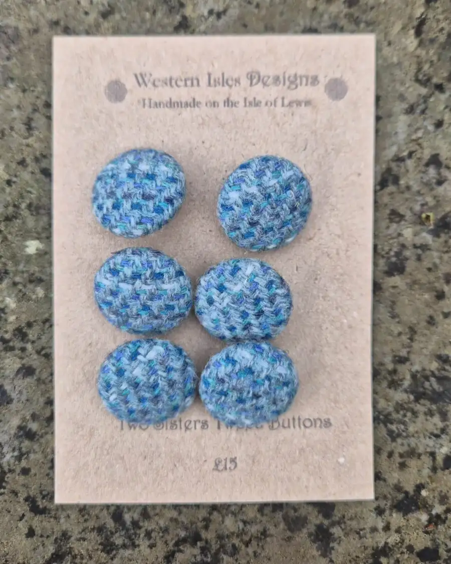 Two Sisters Tweed buttons