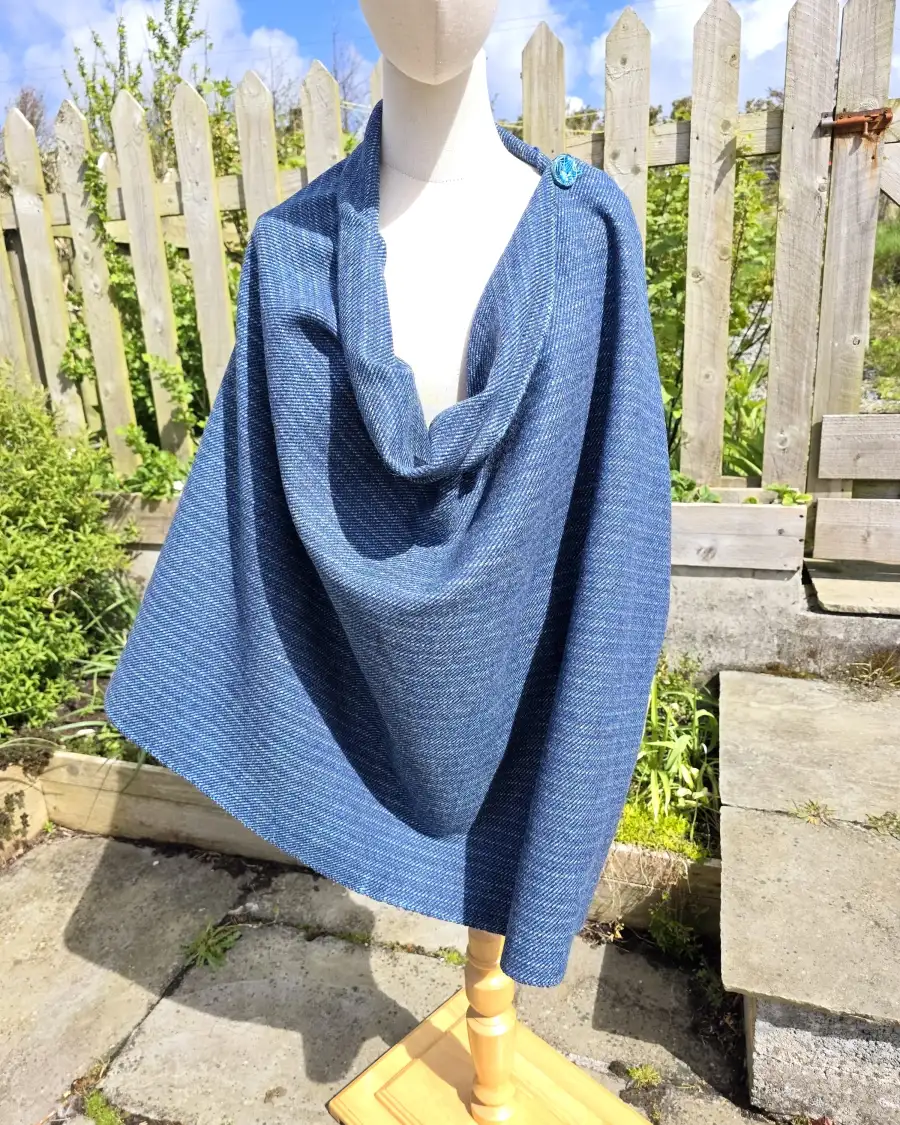 Two Sisters Tweed Shawl Lambswool - 1 4