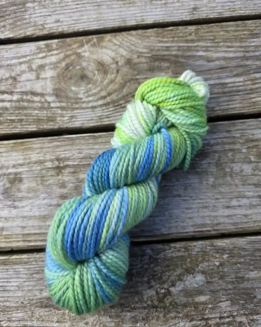 Hand-Dyed Yarn: 100% Merino, chunky